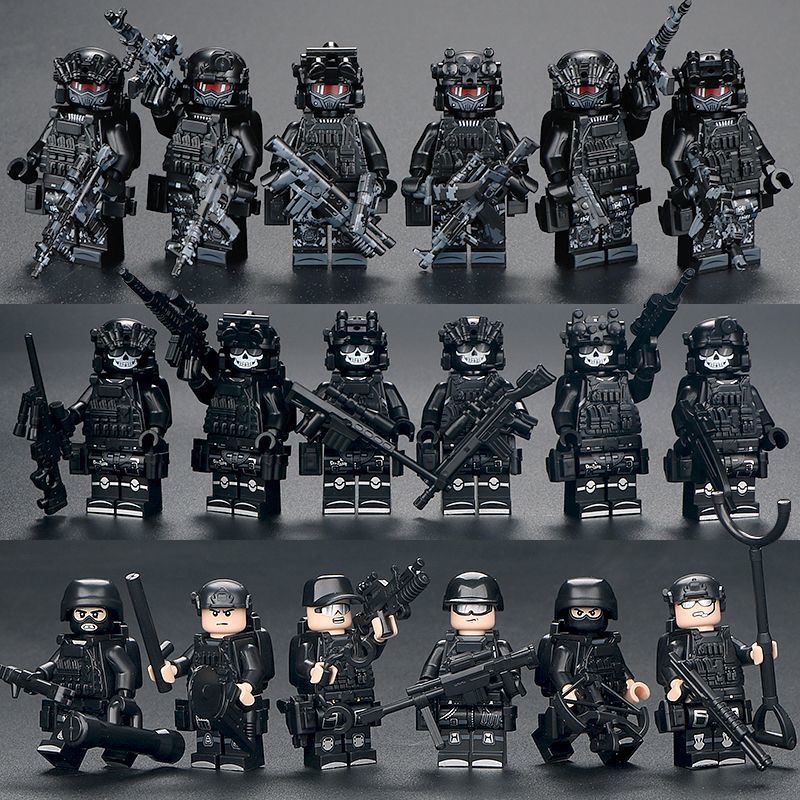 Swat 18 person combination + many weapons + free bucket