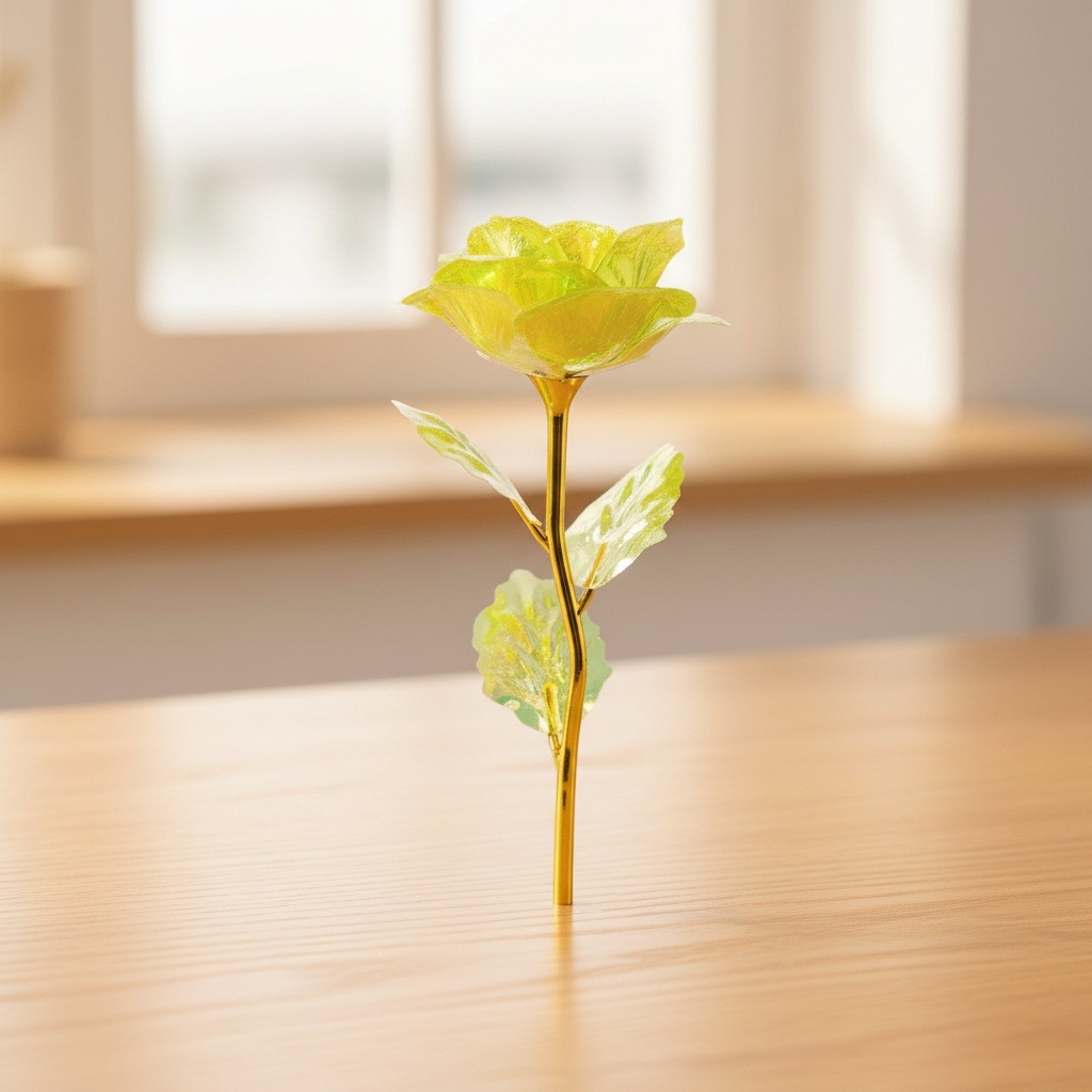Jiao Yan flores eternas flores bonos de oro simulación del día de la madre creativo regalos del día de San Valentín regalos al por mayor transfronterizos