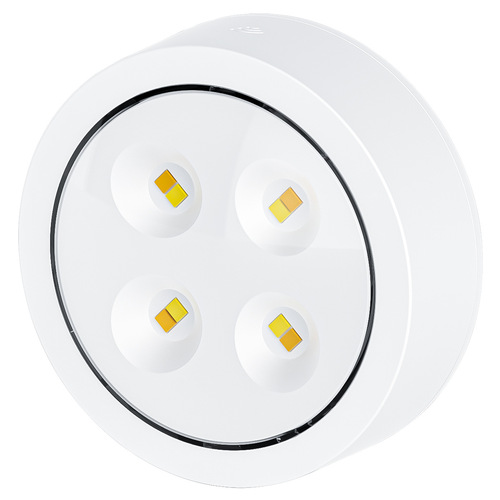 LED射灯无线橱柜厨房台下照明灯电池供电按压遥控小夜灯氛围灯