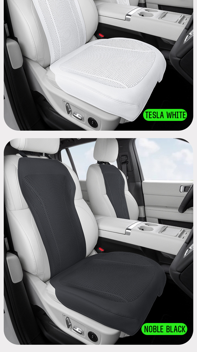 Amazon's Best-Selling All-Season Leather Car Seat Cushion, Ventilated and Breathable Thin Car Interior Seat Cushion