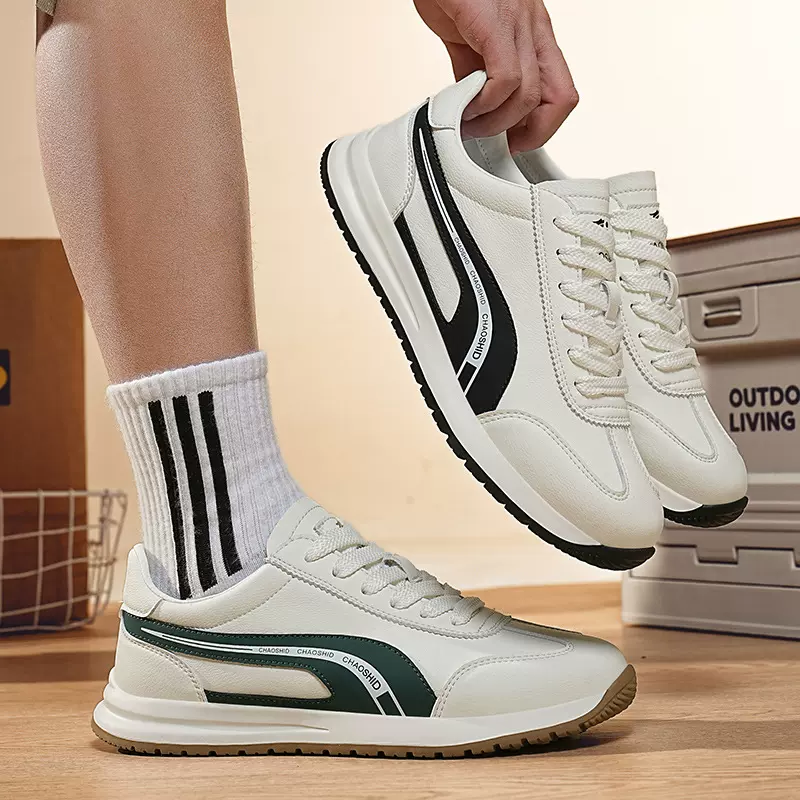 2025新款春季休闲阿甘鞋透气轻便男防滑板鞋学生鞋运动鞋一件代发