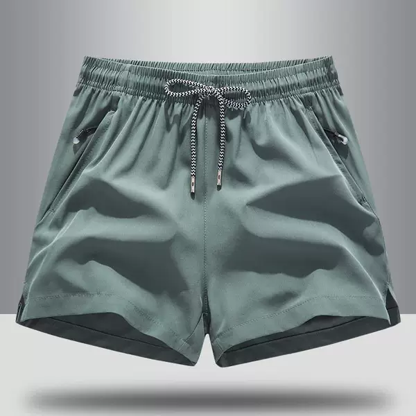 Outdoor running training three-quarter pants for men, quick-dry shorts, summer thin loose casual sports pants, breathable fitness wear