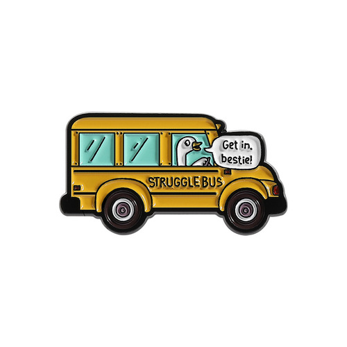 Cross-border brooch cartoon cute geometric animal letter badge minimalist accessory clothing fixing alloy pin