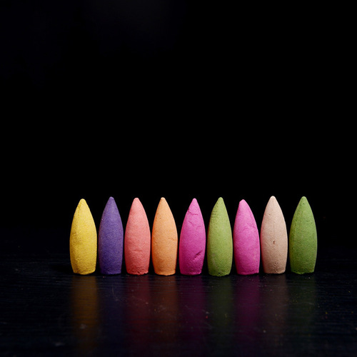 New Extended Flowing Fragrance Candles, Ten-Minute Chen Tan Pagoda Incense Wholesale Waterfall Artemisia Incense Thuja Incense Tobacco Cross-Border