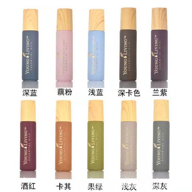 10色莫兰迪多特瑞10ml彩色玻璃精油瓶滚珠走珠瓶香水喷雾空瓶便携