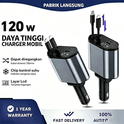 Mobil şarj cihazları retractable cable, PD car fast