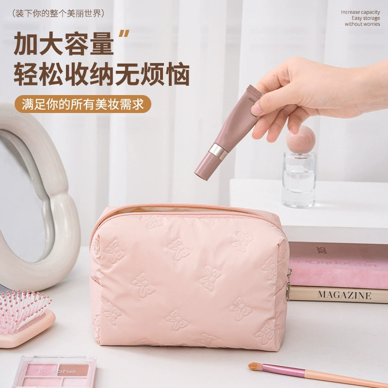 Косметичка Hengjia RH2520 — бабочка октагональная, полиэстер, ручная, 19,5×9×15 см