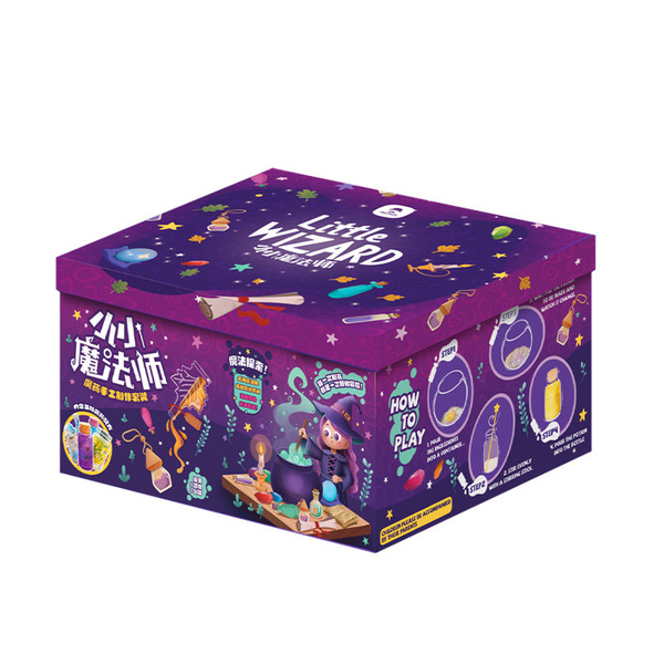 Magic interactive materials set for experiments