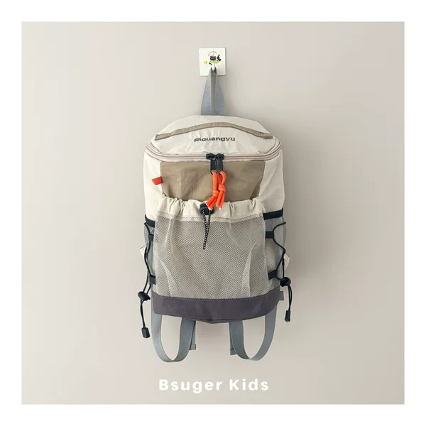 2025 Little Boy Outdoor Backpack Fashion Casual Large Capacity Mountaineering Backpack Lightweight Primary School Student Study Bag