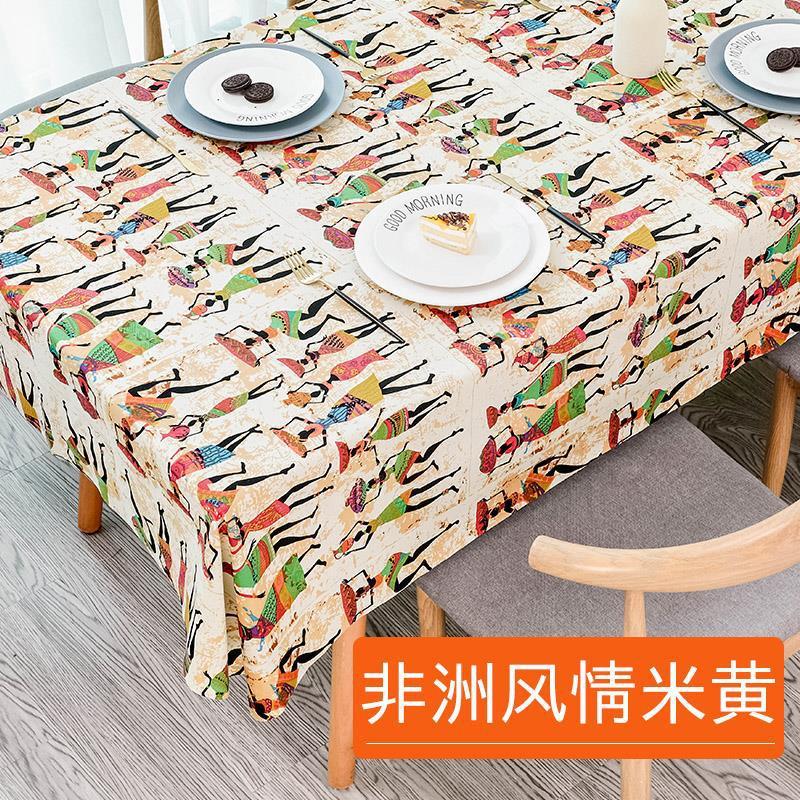 民族風テーブルクロス綿麻プリント画室バーカフェテーブル蓋布レトロ茶何布長方形テーブルクロス|undefined