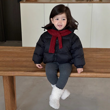 宝宝冬季保暖棉衣外套2025新款加厚儿童连帽棉服韩版童装女童冬装