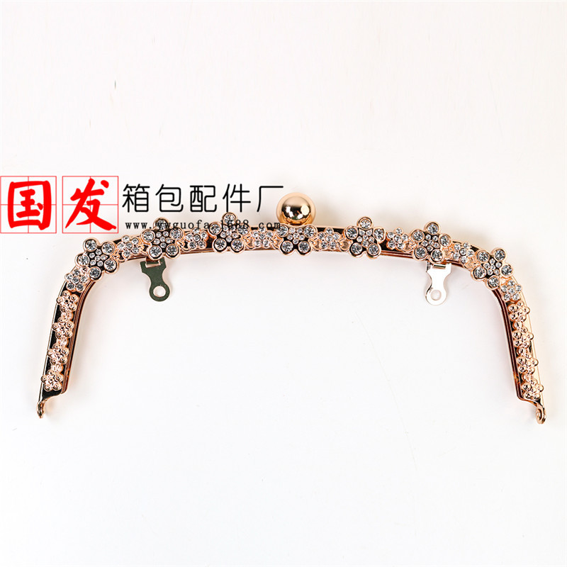 22 cm abovedado monje cabeza de ciruela oro agujero tornillo oro claro plateado