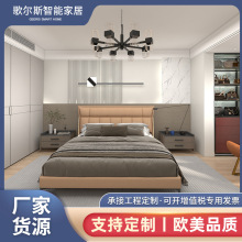 全屋定制家具整体卧室酒店家用环保材料衣帽柜床头收纳柜装修设计