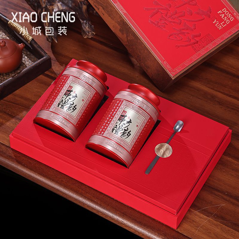 古树红茶包装盒空盒半斤装高档金骏眉野生红茶凤凰单丛茶叶罐礼盒
