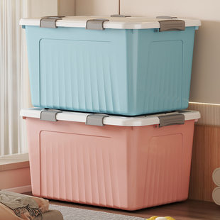 Plastic capacious storage box, big toy, storage system, increased thickness