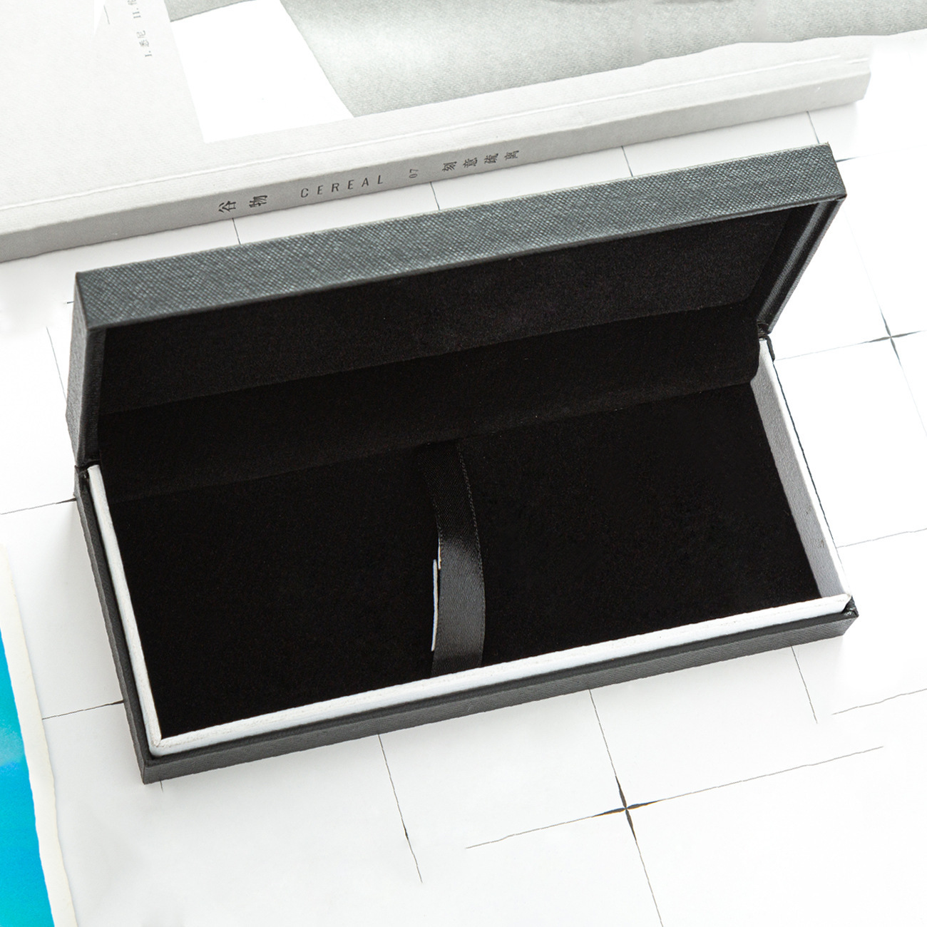 Caja de embalaje de bolígrafo de cuero publicitario caja de regalo creativa caja de regalo simple caja de almacenamiento de bolígrafo comercial