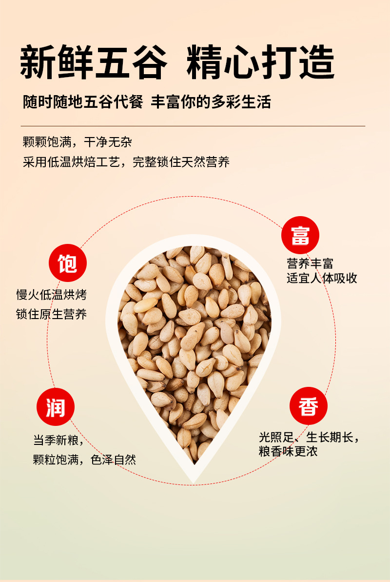 Roasted White Sesame Seeds Bai Zhi Ma Ready to Eat Bulk 25kg Bag for Baking and Grinding quality and texture