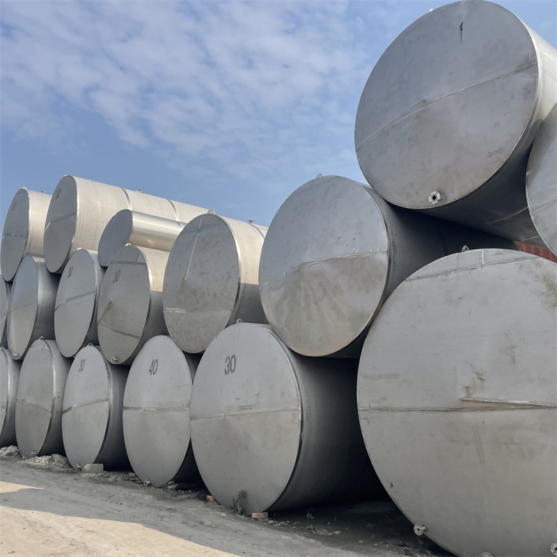 购销二手不锈钢储罐 化工真空储存设备 不锈钢双层保温储存罐