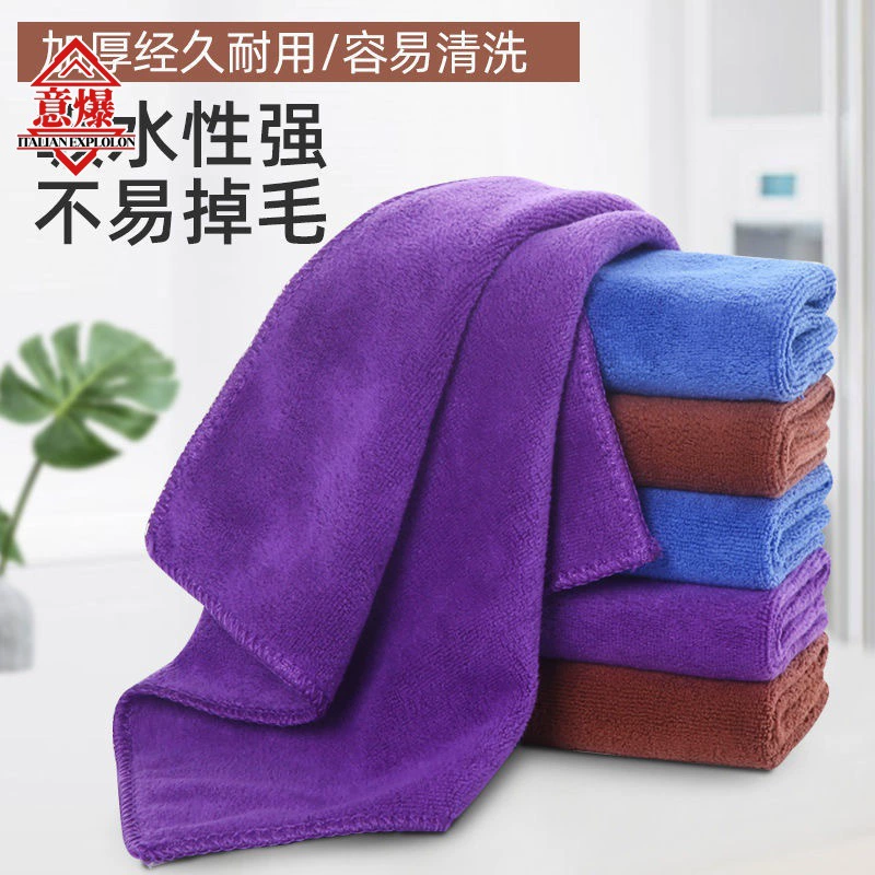 Полотенце для мойки автомобилей Салфетка для чистки автомобиля Специальное полотенце Сильный абсорбент Утолщенный автомобиль Специальное без падения волос Без следов Большой маленький размер Тряпка