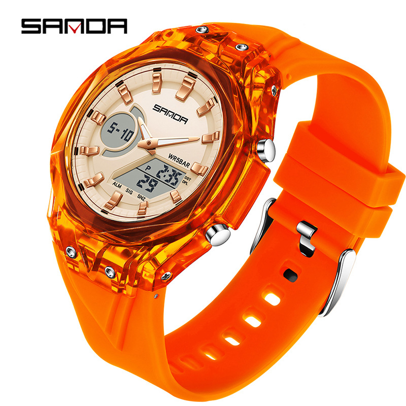 SANDA reloj multifuncional sonno, reloj de despertador, reloj de estudiantes, cuenta regresiva, reloj electrónico transfronterizo