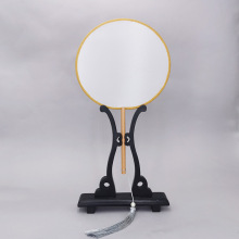 团扇空白扇绘画扇手工扇diy材料diy扇国画扇空白团扇绘画扇涂色扇