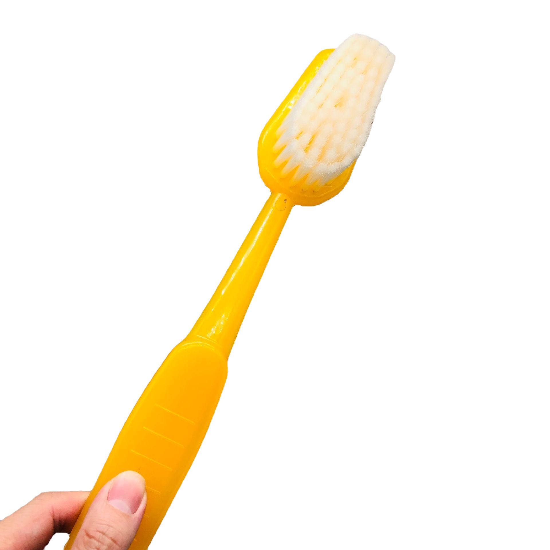 Forma de cepillo de dientes grande BATHBRUSH baño frotar la espalda cepillo de dientes grande colgando baño limpieza cepillo suave