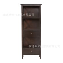 RH美式实木高端豪华客厅展示柜储物柜复古书柜书架