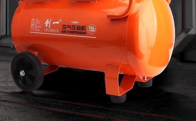 Small Silent Industrial-Grade Air Compressor 220V Oil-Free Mini High-Pressure Air Pump Air Compressor