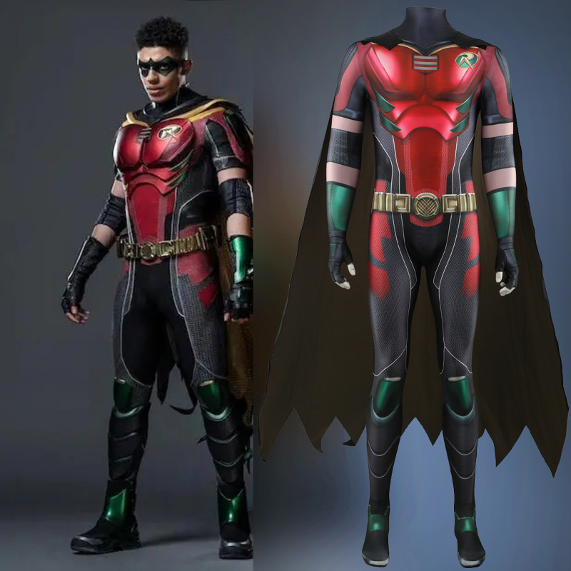 Dc超英劇タイタンロビン服ロビンコスプレハロウィーン衣装アニメコスプレ|undefined