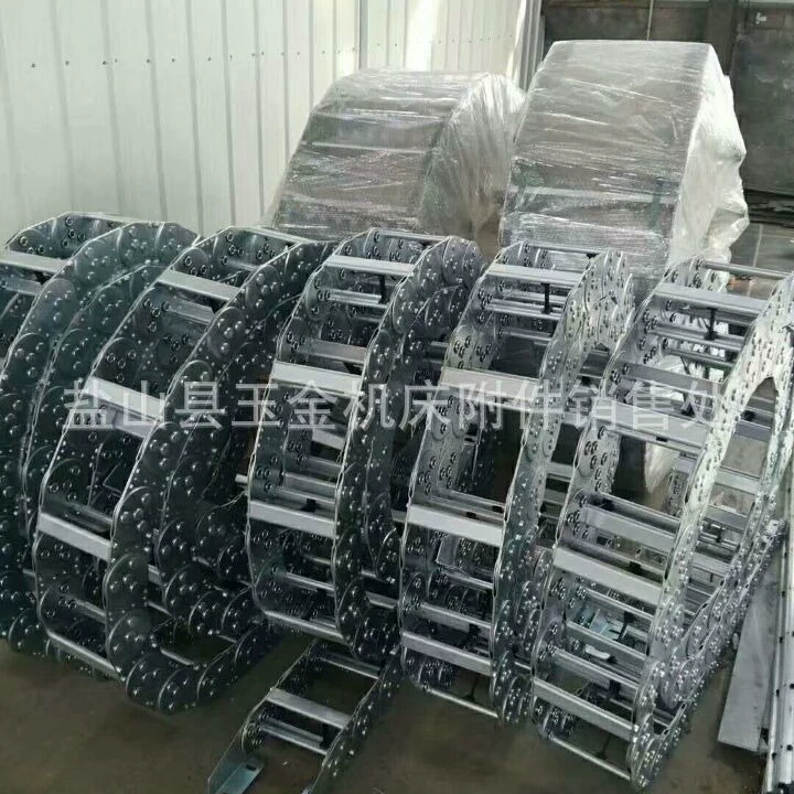 Заводская поставка Стальная и алюминиевая Тяговая цепь серии 125/180 Мост станка/полностью закрытая стальная Тяговая цепь