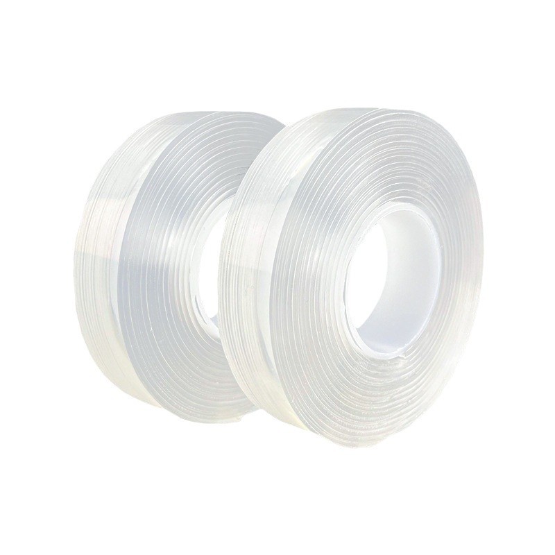 Nano adhesivo acrílico transfronterizo fuerte adhesivo transparente sin costuras gancho de cinta adhesiva de doble cara adhesivo de doble cara cinta de lavado al por mayor