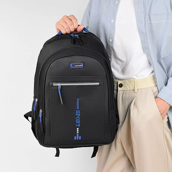 Customized Backpack for Men, Large-Capacity Business Travel Bag, Computer Backpack, Fashionable and Trendy for Junior High School, High School, and College Students