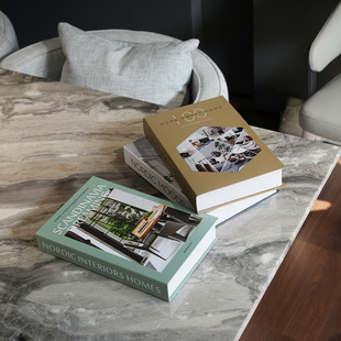 Nordic Fake Book Decoration Home Decoration Modern Fake English Book Room Hotel Decoration Villa Coffee Table Decoration Exhibition