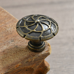 Jingmao Hardware -- New Chinese Style Home Decoration Building Materials Round Handle, Qing Bronze Color, Suitable for Kitchen Cabinets and Wardrobes