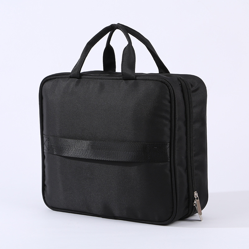 Bolsa de aseo grande colgante, organizador de maquillaje portátil de viaje