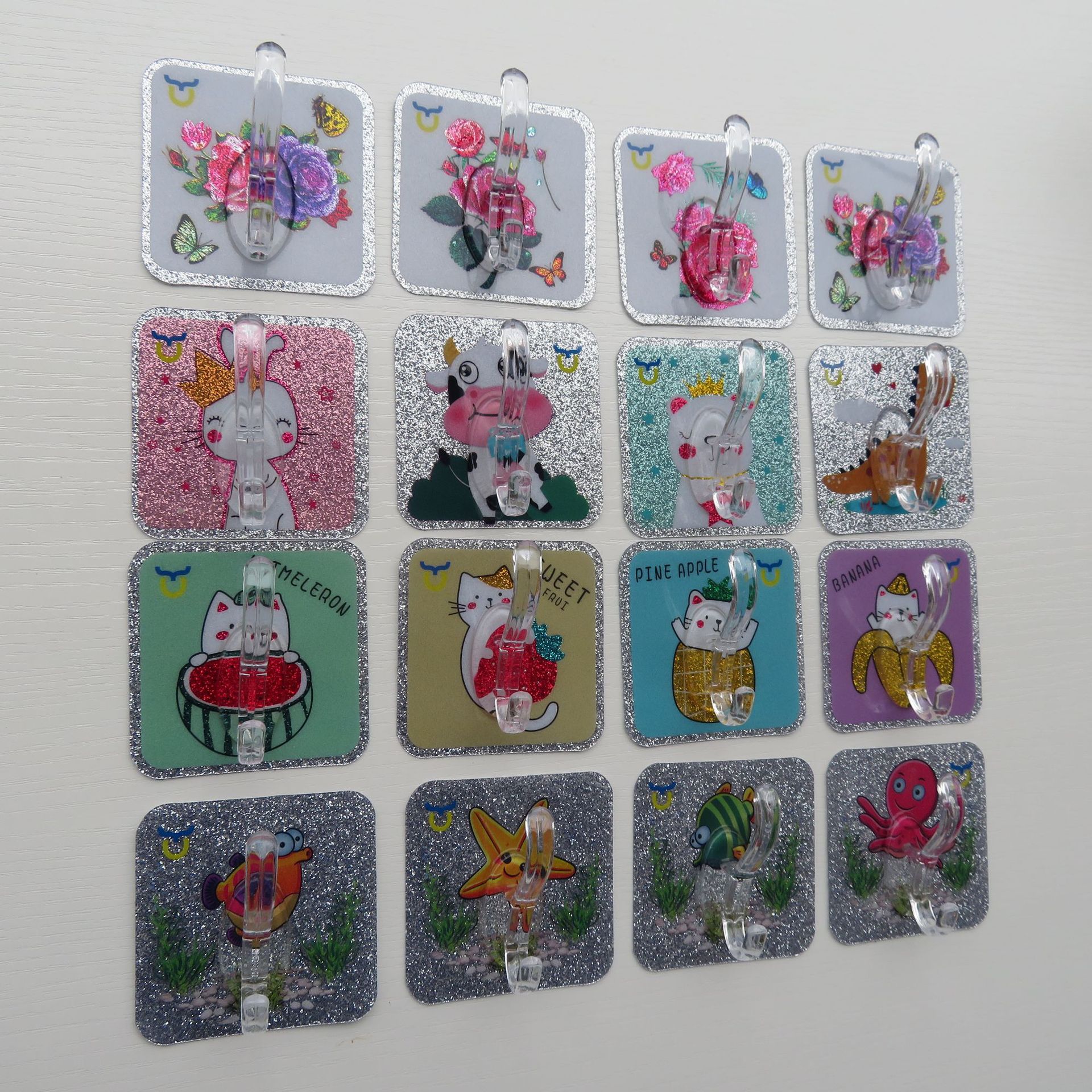 크리스탈 접착제 특허 코트 후크