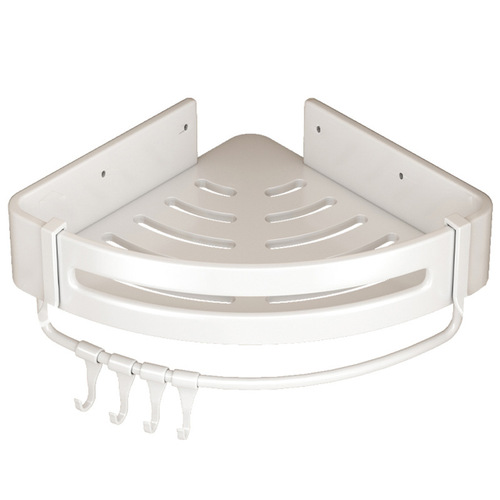 White bathroom storage rack bathroom wall wall-mounted toilet washbasin punch-free triangle storage rack