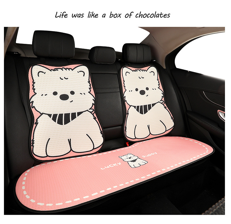 Car seat cushion for all seasons, goddess-style seat pad, summer breathable and ventilated seat cover, high-end non-slip new seat cover