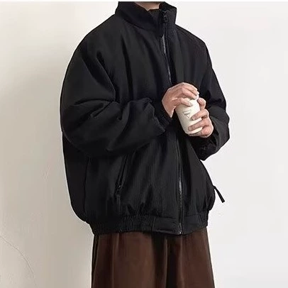 Japanese autumn retro men's jacket, oversize