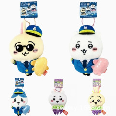Jiyikawa 空港パイロット Xiaobayuan フルーツ Usachi 蝶ぬいぐるみバッグペンダントギフト