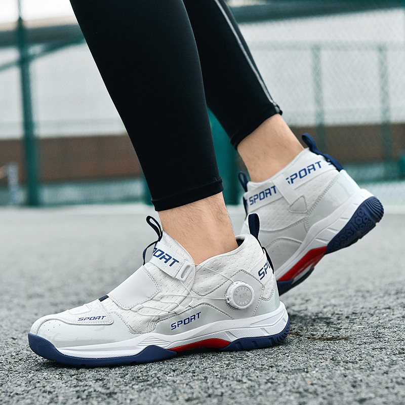 Cross-Border New Badminton Shoes, Non-Slip Professional Training Shoes, Indoor Sports Shoes, Men's and Women's Breathable and Wear-Resistant Tennis Shoes