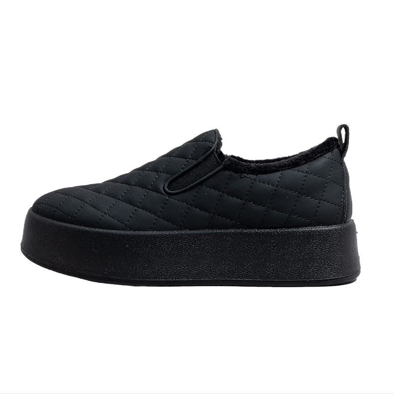 Retirada de color sólido, zapatos de skate de mujer altos y delgados, zapatos casuales de un pie, zapatos de limpieza de almacenamiento.
