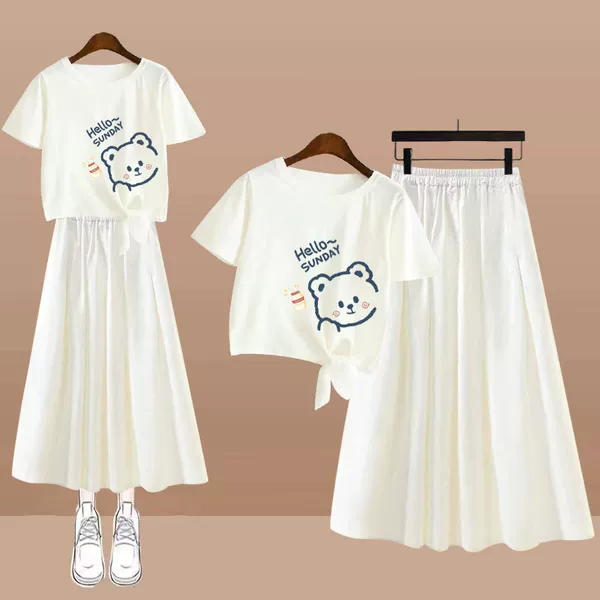 White top + white skirt [Hel Bear]