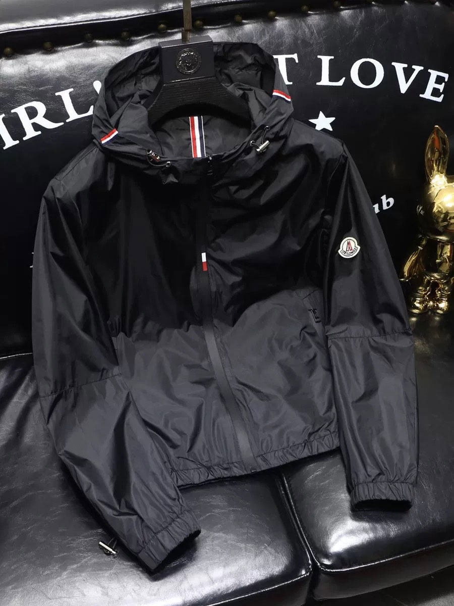 Moncler Windbreaker Jacket Black