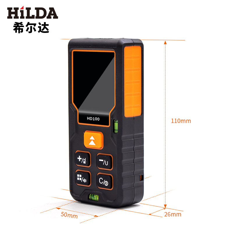 Hilda 40/60/80/100 metros de alta precisión telémetro láser medición de distancia