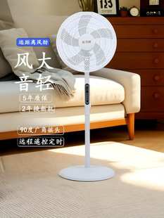 Floor Fan Household Energy-Saving Large Wind Desktop Oscillating Mechanical Timer Standing Remote Control Fan