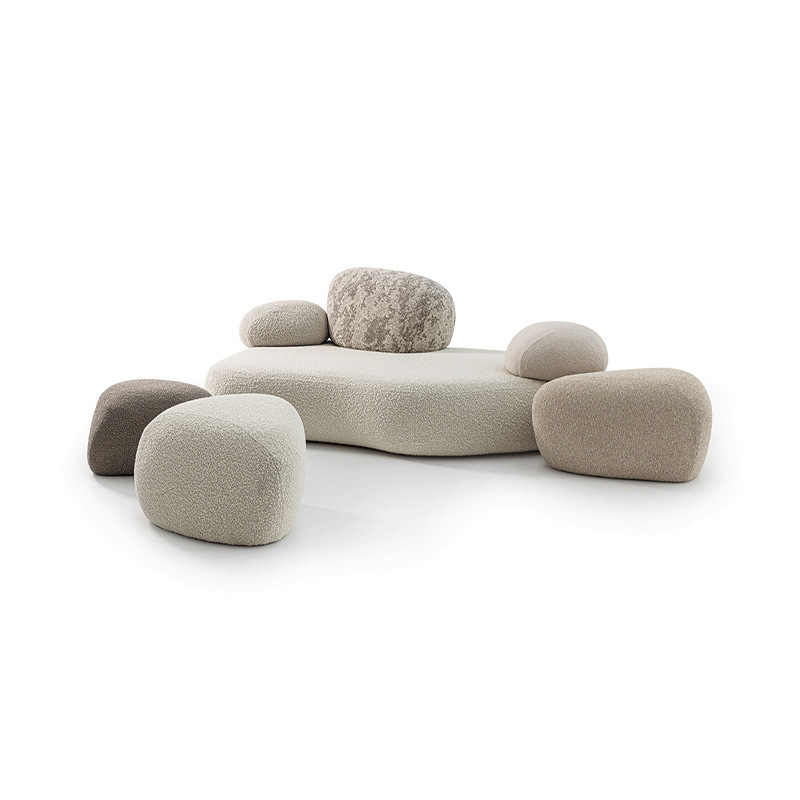 Moroso Pebble Rubble鹅暖石沙发鹅卵石沙发弧形沙发意式极简沙发|undefined