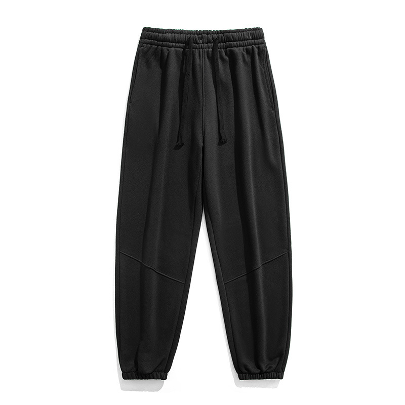 2023 otoño e invierno nuevo 350g Terry sweatpants hombres y mujeres mismo engrosado cómodo deportes casual moda elástico boca