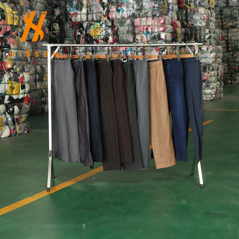 secodhand clothes优质货源批发旧衣服二手大码男西裤出口菲律宾