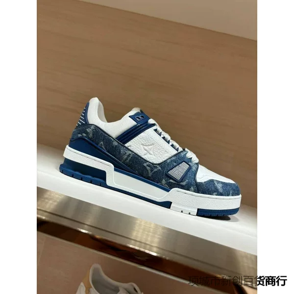White Cement Trainers Men's Shoes Black Pink Gray Black Denim Versatile Gray Denim Black Warrior Casual Women's Sneakers